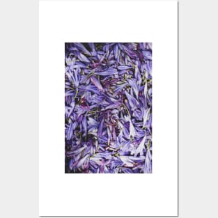 Moody Purple Flowers Posters and Art